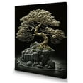 thumbnail image 1 of Designart Bonsai Tree On Rocks I Canvas Wall Art, 1 of 5