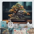 thumbnail image 1 of Designart "Bonsais Wisdom Asian beauty VII" Asian Metal Wall Art Prints, 1 of 5
