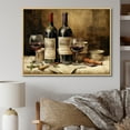 thumbnail image 1 of Designart "Bordeaux Symphony Of Balance" Wine Floater Framed Wall Decor, 1 of 5