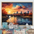 thumbnail image 1 of Designart "Bostonian Pop Art I" Boston Floater Framed Wall Decor, 1 of 7
