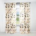 thumbnail image 1 of Designart "Botanical Elegance In Boho Style" Boho Multicolor Curtain 1 Panel, 1 of 6