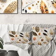 thumbnail image 1 of Designart "Botanical Elegance in Boho Style" Boho Printed Throw Pillow, 1 of 5