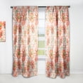 thumbnail image 1 of Designart 'Botanical Floral Retro I' Mid-Century Modern Curtain Panel, 1 of 5