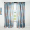 thumbnail image 1 of Designart 'Botanical Floral Retro Pattern II' Mid-Century Modern Curtain Panel, 1 of 5