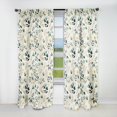 thumbnail image 1 of Designart "Botanical Minimalism III" Botanical Blackout Curtain Single Panel, 1 of 4