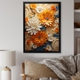 thumbnail image 1 of Designart "Botanical Reverie In Radiant Colors" Abstract Botanicals Picture Framed Wall Art Prints, 1 of 5