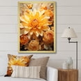 thumbnail image 1 of Designart "Botanical Reverie In Radiant Colors I" Abstract Botanicals Picture Framed Wall Art Living Room, 1 of 5