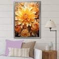 thumbnail image 1 of Designart "Botanical Reverie In Radiant Colors I" Abstract Botanicals Picture Framed Wall Art Living Room, 1 of 1