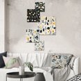 thumbnail image 1 of Designart "Botanics In Monochrome II" Plants Wall Art Set Of 5 - White Bohemian Office Room Metal Wall Art Set, 1 of 6