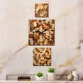 thumbnail image 1 of Designart "Boulevard of Freshly Baked Biscotti" Desserts Oversized Wall Clock - Set Of 3 - Extra large Traditional Clock For Office Décor - Large Vertical Clock, 1 of 6