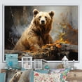 thumbnail image 1 of Designart "Boundary of the Bears II" Animals Floater Framed Canvas Art Print, 1 of 7