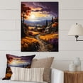 thumbnail image 1 of Designart "Bountiful Vineyard in the Countryside" Landscape & Nature Metal Wall Decor, 1 of 1