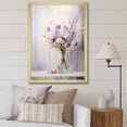 thumbnail image 1 of Designart "Bouquet Beauty in Purple Flowers" Landscapes Framed Wall Art - Traditional Purple Meadow Living Room Framed Canvas Art, 1 of 6