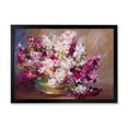 thumbnail image 1 of Designart 'Bouquet Of Still Life Lilacs ' Traditional Framed Art Print, 1 of 4