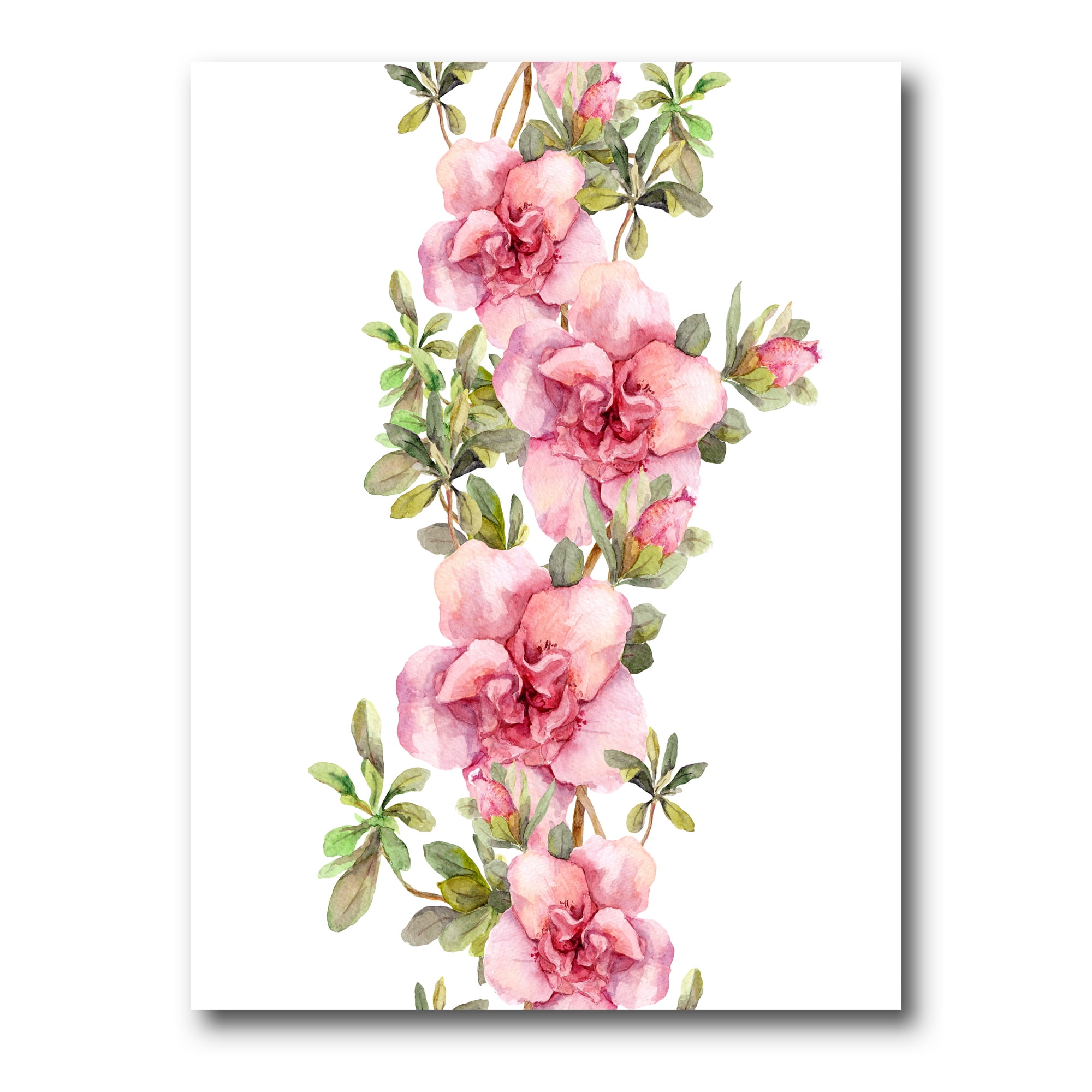 Designart ' Bouquet of Purple and Pink Flowers II ' Farmhouse Canvas Wall Art Print