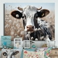 thumbnail image 1 of Designart "Bovine Bloom Pasture" Animals Metal Art Print, 1 of 5