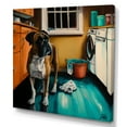 thumbnail image 1 of Designart Boxer Dog Don T Like Cleaning II Canvas Wall Art, 1 of 5