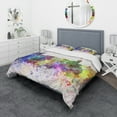 thumbnail image 1 of Designart 'Brasov Skyline' Cityscape Duvet Cover Set, 1 of 4