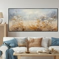 thumbnail image 1 of Designart "Breeze Across Beige and Grey Meadows" Oversized Landscapes Framed Wall Art - Traditional Beige Meadow Hallway Framed Wall Art Decor, 1 of 6