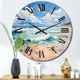 thumbnail image 1 of Designart "Breezy Beach Relaxation II" Nautical & Beach Oversized Wall Clock, 1 of 5
