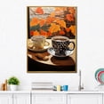 thumbnail image 1 of Designart "Brew This Coffee Black painting" Food & Beverage Floater Framed Canvas Print, 1 of 7