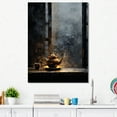 thumbnail image 1 of Designart "Brewing Monsoon Brew With Japan Tea III" Coffee & Tea Canvas Art Print, 1 of 7