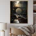 thumbnail image 1 of Designart "Bridges Minimalism Scenery III" Bridges Floater Framed Canvas Prints, 1 of 5