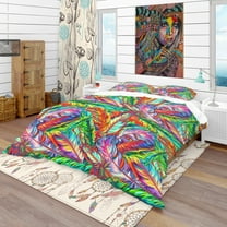 Designart 'Bright Texture' Southwestern Duvet Cover Set