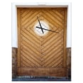 thumbnail image 1 of Designart 'Bright Triangle' Modern Wall Clock, 1 of 3