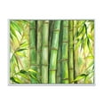 thumbnail image 1 of Designart 'Bright and Green Bamboo Stems' Transitional Framed Canvas Wall Art Print, 1 of 5