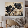 thumbnail image 1 of Designart "Brilliantly Colored Poppies IV" Floral Print on Natural Pine Wood, 1 of 5