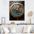 thumbnail image 1 of Designart "Bronze Infinity Luxury Watch painting III" Fashion Wall Art Living Room, 1 of 5