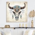 thumbnail image 1 of Designart "Brown And Cream Nomadic Imagination" Boho Feather Wall Decor, 1 of 5