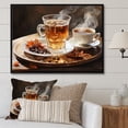 thumbnail image 1 of Designart "Brown Cuban Coffee II" Food & Beverage Floater Framed Canvas Print, 1 of 7