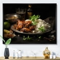 thumbnail image 1 of Designart "Brown Tones of Cuban Cuisine I" Food & Beverage Floater Framed Canvas Art Print, 1 of 7