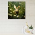 thumbnail image 1 of Designart "Bubbles And Bunnies In The Bathroom II" Bathroom Wall Decor, 1 of 7