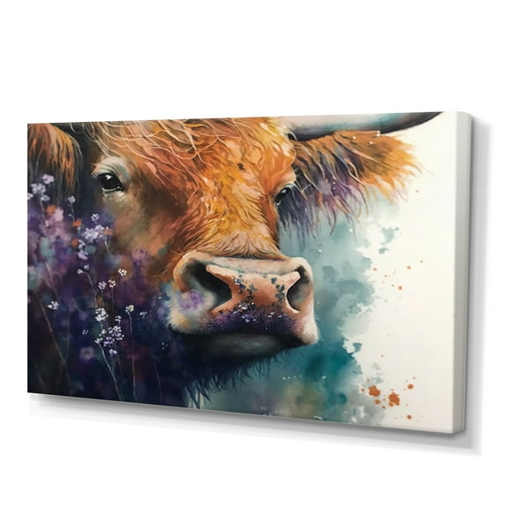 Designart Buffalo In The Wild II Canvas Wall Art