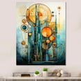thumbnail image 1 of Designart "Building Of Celestial Geometry" Abstract Collages Wall Art Prints, 1 of 7