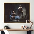thumbnail image 1 of Designart "Building The Body, Separate Them By" Aerobic & Bodybuilding Floater Framed Wall Art Prints, 1 of 5