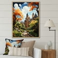 thumbnail image 1 of Designart "Buildings University College University wall decor II" Cityscapes Floater Framed Canvas Print, 1 of 7