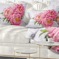 thumbnail image 1 of Designart Bunch of Peony Flowers In Vase - Floral Throw Pillow - 12x20, 1 of 5