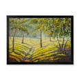 thumbnail image 1 of Designart 'Bushes and Pine Trees In The Forest II' Traditional Framed Art Print, 1 of 4