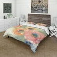 thumbnail image 1 of Designart 'Buttercup I' Traditional Duvet Cover Set, 1 of 4