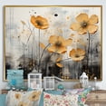 thumbnail image 1 of Designart "Buttercups In Mixed Composition" Buttercups Floater Framed Wall Decor, 1 of 5