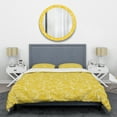 thumbnail image 1 of Designart 'Butterflies hand drawn color pattern' Mid-Century Modern Duvet Cover Set, 1 of 4