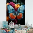 thumbnail image 1 of Designart "Butterfly Pearly Designs And Purple" Animals Butterfly Wall Decor, 1 of 7