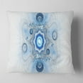 thumbnail image 1 of Designart Cabalistic Blue Star Flower - Abstract Throw Pillow - 16x16, 1 of 4