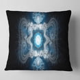 thumbnail image 1 of Designart Cabalistic Clear Blue Texture - Abstract Throw Pillow - 18x18, 1 of 4