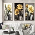 thumbnail image 1 of Designart "Cactus Flower Yellow Green IV" Floral Cactus Framed Wall Art Set Of 3 - Yellow Cactus Frame Gallery Set For Office Decor, 1 of 7