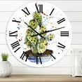 thumbnail image 1 of Designart 'Cactus Houseplant' Traditional Wall Clock, 1 of 5